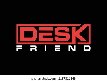 Desk Friend Logo Design For Multiuse