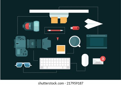 desk header