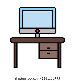 Desk Icon Design For Personal And Commercial Use
