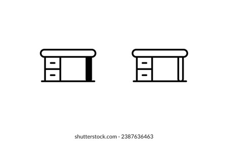 diseño de iconos de escritorio con ilustración de fondo blanco