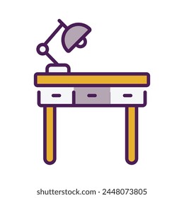 Icono de escritorio editable Ilustración vectorial de stock.