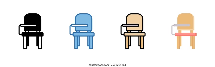 Desk Icon Element For Design