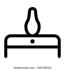 desk icon isolated sign symbol vector illustration - high quality black style vector icons
