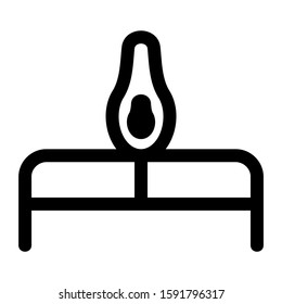 desk icon isolated sign symbol vector illustration - high quality black style vector icons
