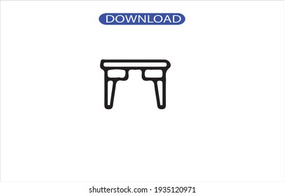 Desk icon or logo high resolution