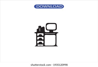Desk icon or logo high resolution
