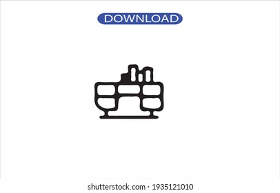 Desk icon or logo high resolution