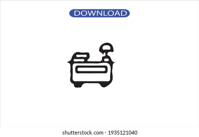 Desk icon or logo high resolution