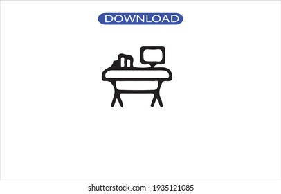 Desk icon or logo high resolution