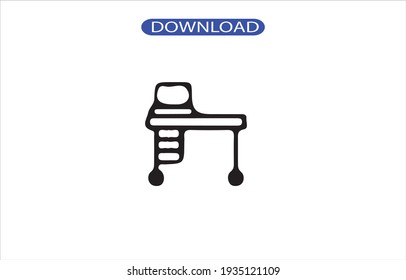 Desk icon or logo high resolution