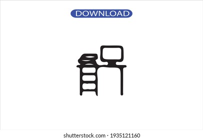 Desk icon or logo high resolution