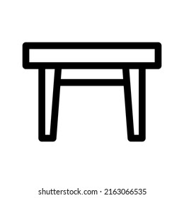 desk icon or logo isolated sign symbol vector illustration - high quality black style vector icons
