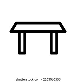 desk icon or logo isolated sign symbol vector illustration - high quality black style vector icons

