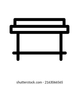 desk icon or logo isolated sign symbol vector illustration - high quality black style vector icons

