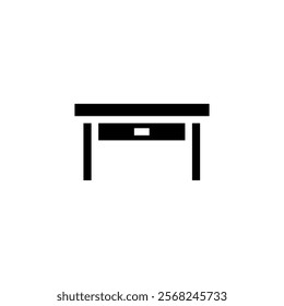 desk icon sign vector design