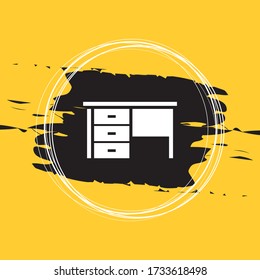 Desk Icon, Table Icon Vector Illustration Eps10