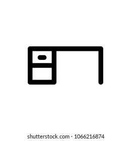 desk icon vector