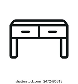 Desk icon vector design templates simple and modern