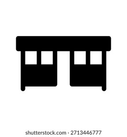Desk Icon Vector Symbol Design Illustration