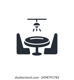 icono de escritorio. Vector. Trazo editable. signo de estilo lineal para uso Diseño web, logotipo. Ilustración de símbolo.