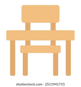 Desk icon for web, app, infographic, etc