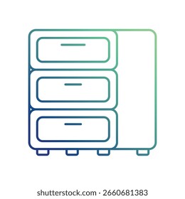 Icono de escritorio con fondo blanco Vector Ilustración de stock