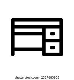 Schreibtischsymbol für Ihr Website-Design, Logo, App, Benutzeroberfläche.