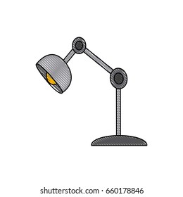desk lamp bulb light office object