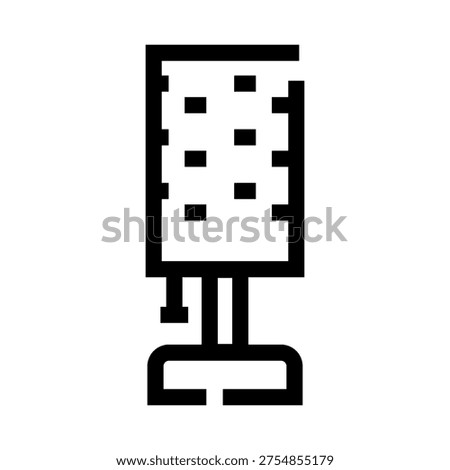 Desk lamp with glowing bulb casting warm illumination over a minimalist desk  modern line art style representing lighting, electricity, workspace and interior decor