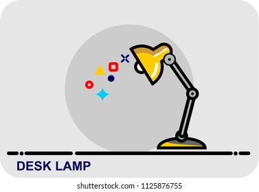 desk lamp icon