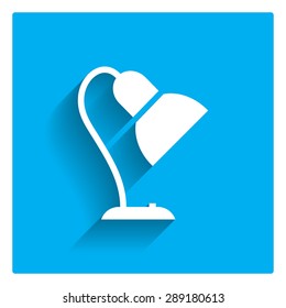 Desk lamp icon