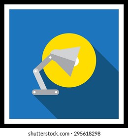 Desk lamp icon