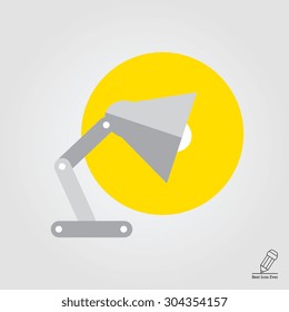 Desk lamp icon