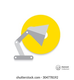 Desk lamp icon