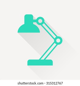 Desk lamp icon