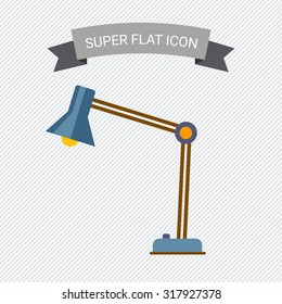 Desk lamp icon