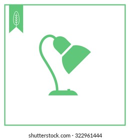 Desk lamp icon