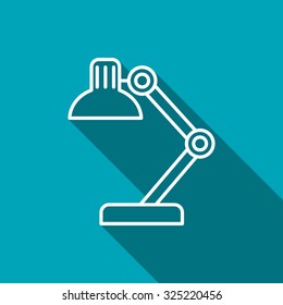 Desk lamp icon