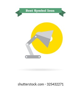 Desk lamp icon