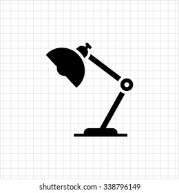 Desk lamp icon