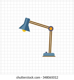 Desk lamp icon