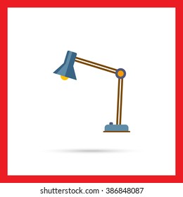 Desk lamp icon