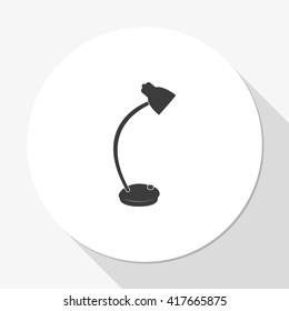 Desk lamp icon.