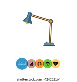 Desk lamp icon