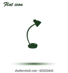Desk lamp icon.