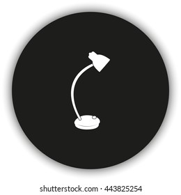 Desk lamp icon.