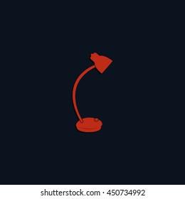 Desk lamp icon.