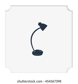 Desk lamp icon.