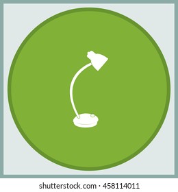 Desk lamp icon.