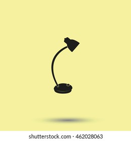 Desk lamp icon.